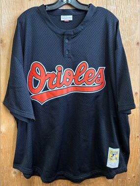 Mitchell & Ness Cal Ripken Jr. Retro 1997 Baltimore Orioles Baseball Jersey 4XL